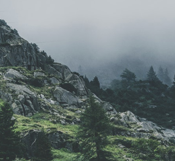 fog in mountain